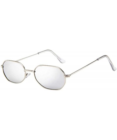 Aviator Women sunglasses polarized uv protection aviator small face retro vintage - H - CC18T5924WX $21.38