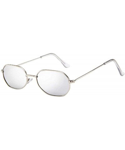 Aviator Women sunglasses polarized uv protection aviator small face retro vintage - H - CC18T5924WX $9.72