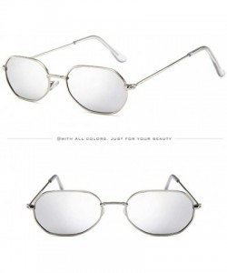 Aviator Women sunglasses polarized uv protection aviator small face retro vintage - H - CC18T5924WX $9.72