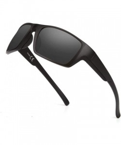 Round Rectangle Sunglasses Fashion Driving Polarized Sunglasses Slim Classic - B - C5199SDMS5G $6.99
