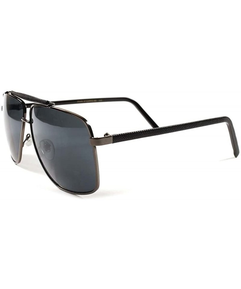 Aviator Classic Old School Retro Aviator Mens Womens Square Sunglasses - CE18O7QZKEI $12.99