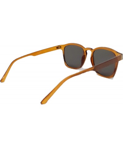 Square Modern style Square sunglasses for Men and Women IL1033 - Orange/ Green - CG18NZ4MK4K $14.58