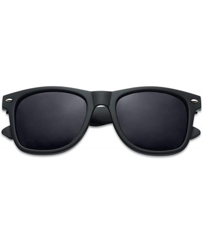 Aviator Super Dark Blacked Out Sunglasses for Migraine Suffering or Sensitive Eyes - Black (Matte) - C61825N4KEZ $7.94