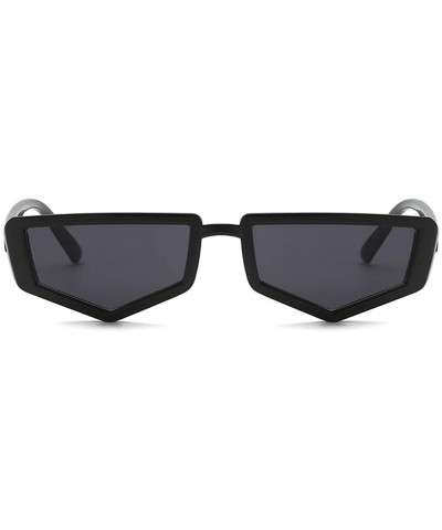 Goggle Irregular Frame Sunglasses for Women Shades Cool Goggles - Black Leopard Tea - CX1902S3ZTD $14.19