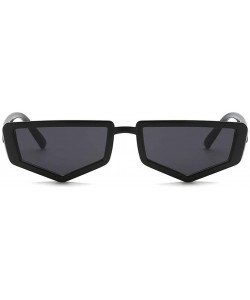 Goggle Irregular Frame Sunglasses for Women Shades Cool Goggles - Black Leopard Tea - CX1902S3ZTD $14.19