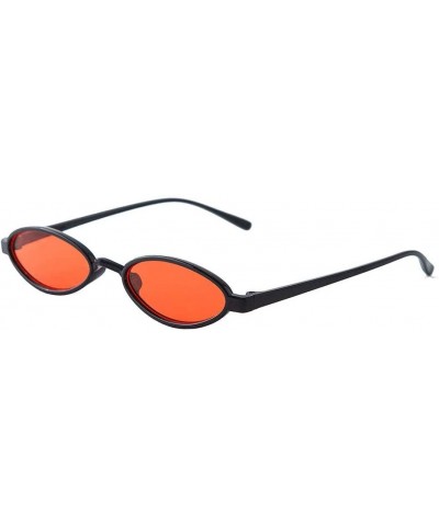 Oval Vintage Sunglasses Slender Glasses - D - C3199OD3UC9 $18.28