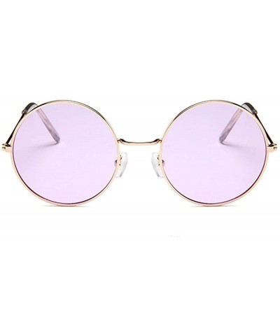 Round Vintage Women Men Round Sunglasses for Outdoor Women Men Retro sunglasses Eyewear for Travel Shopping - C318NI894ST $10.90