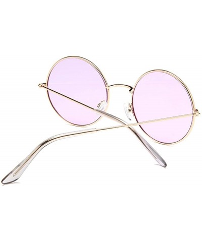 Round Vintage Women Men Round Sunglasses for Outdoor Women Men Retro sunglasses Eyewear for Travel Shopping - C318NI894ST $10.90