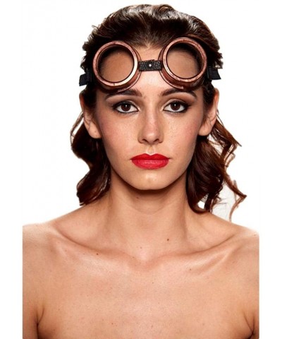 Goggle Steampunk Goggles (One Size Fits Most) - Bronze-nodule - CU18GQ25Z59 $14.82