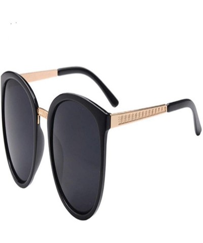 Oversized Round Fashion Glasses Oversized Sunglasses Women Luxury Womens Eyeglasses Big Shades - 1 - C218R55Q3S5 $29.84