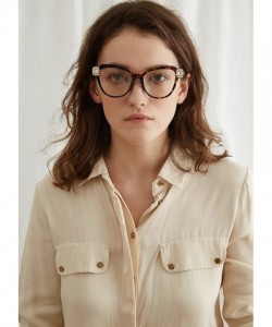 Rimless 2018 Oversize Women Big Full Frame Eye Glasses Crystal Rhinestone Eyewear Light - Transparent Tea - C018D9DYTL6 $14.78