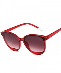 Oval Classic Sunglasses Vintage Plastic Glasses - Black Pink - CP199EIAMQZ $16.12