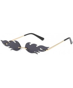 Sport Women 's Fashion Sunglasses-Irregular Shape Sun Glasses Eyewear for Women Men - Metal Frame - A - CN199TZXZK4 $10.43