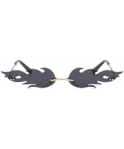 Sport Women 's Fashion Sunglasses-Irregular Shape Sun Glasses Eyewear for Women Men - Metal Frame - A - CN199TZXZK4 $10.43