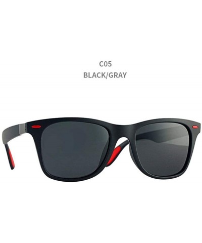 Aviator 2019 Classic Polarized Sunglasses Women Men Darkblue Gray C01 - Black Gray C05 - CY18XEC72ZI $9.23