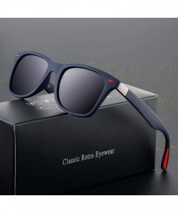 Aviator 2019 Classic Polarized Sunglasses Women Men Darkblue Gray C01 - Black Gray C05 - CY18XEC72ZI $9.23